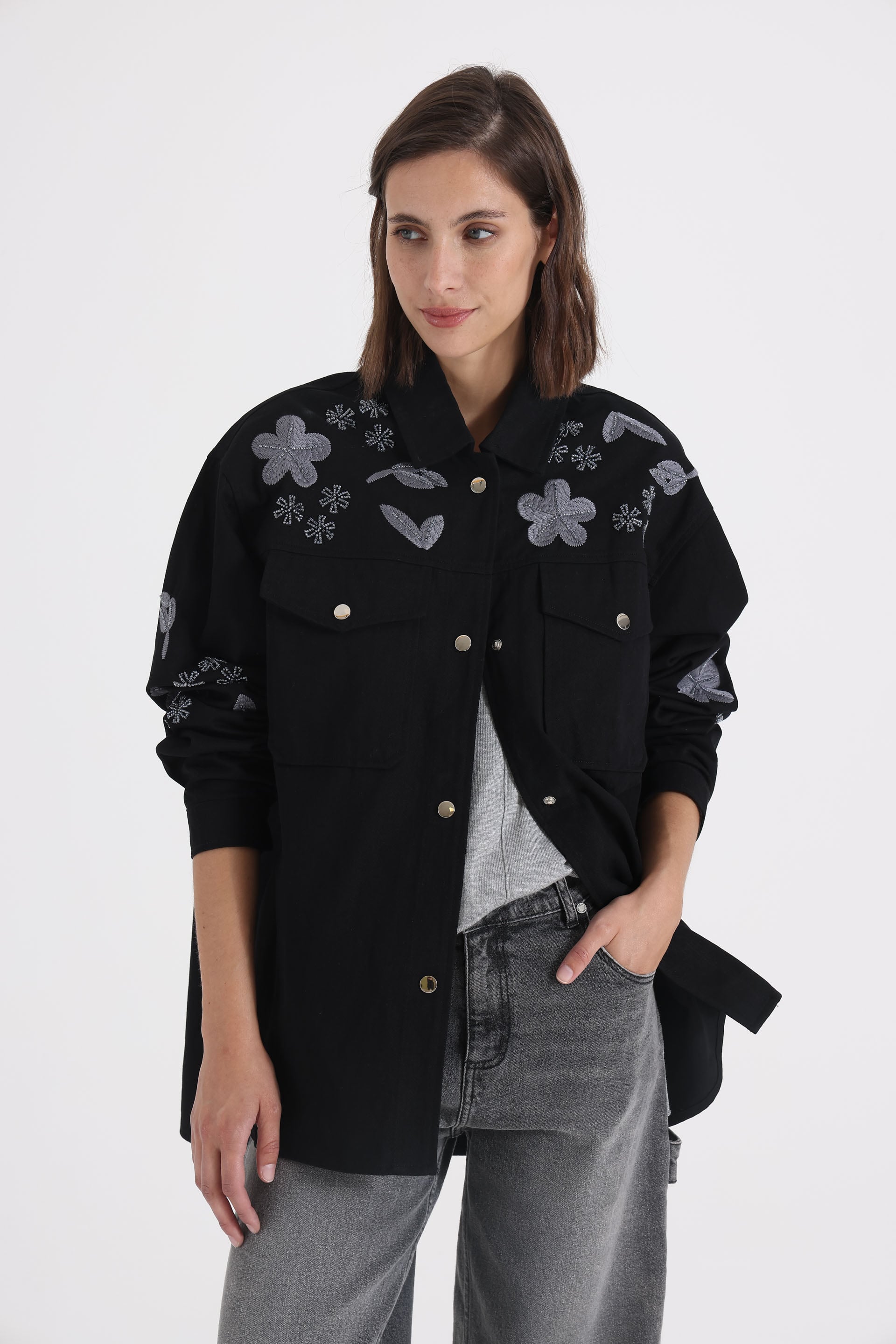CAMPERA NEGRO