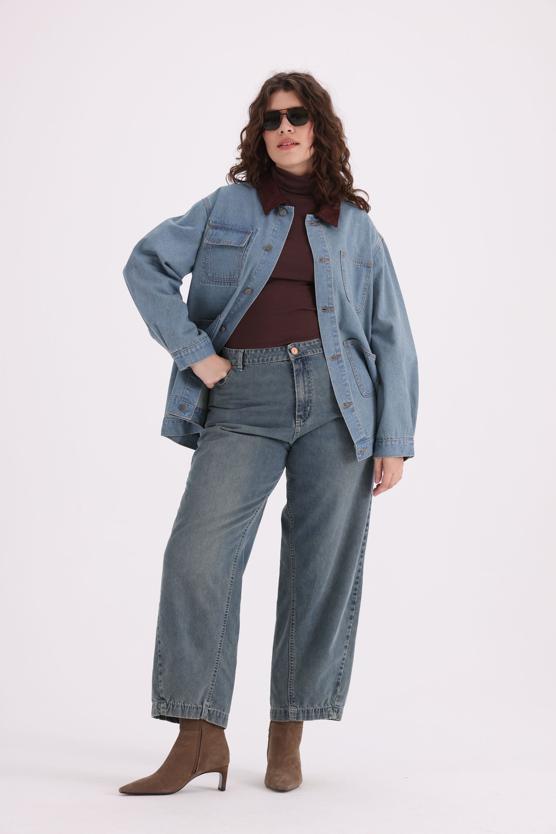 Y011 BAGGY T.MEDIO AZUL