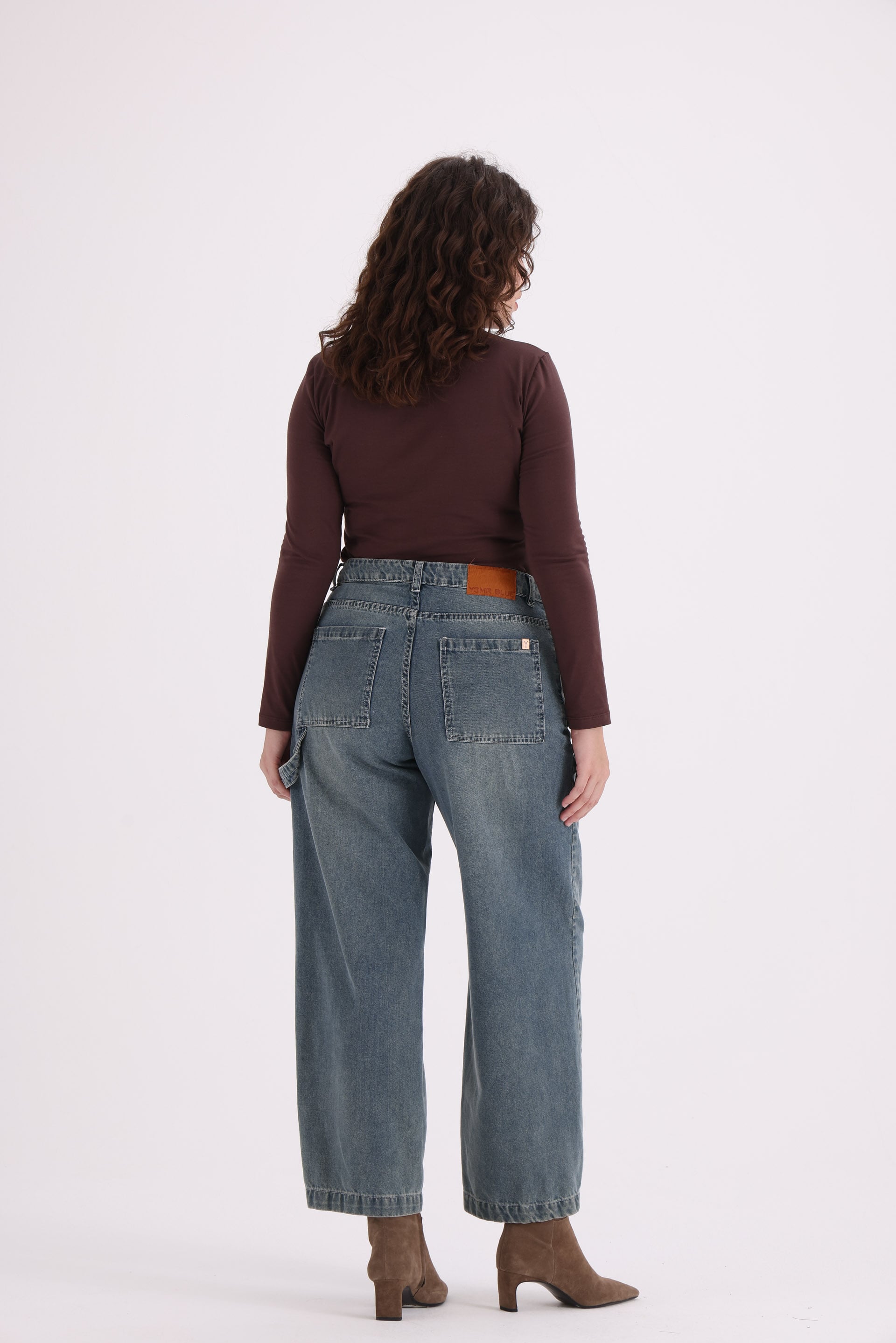Y011 BAGGY T.MEDIO AZUL