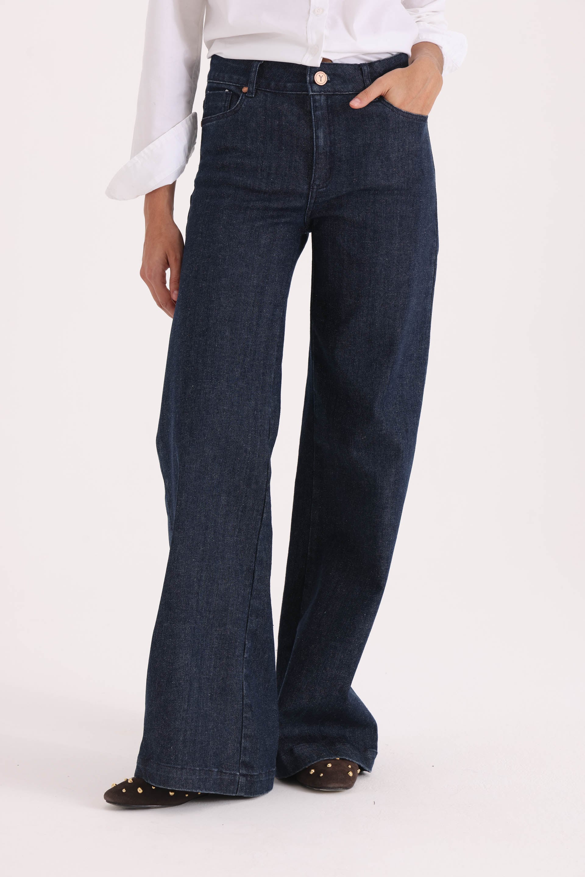  WIDE LEG T.ALTO TAILORED BLUE